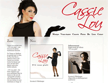 Tablet Screenshot of cassielou.com